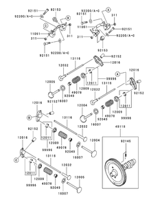 Part Location Diagram of KM-92152-2077 MTD Collar